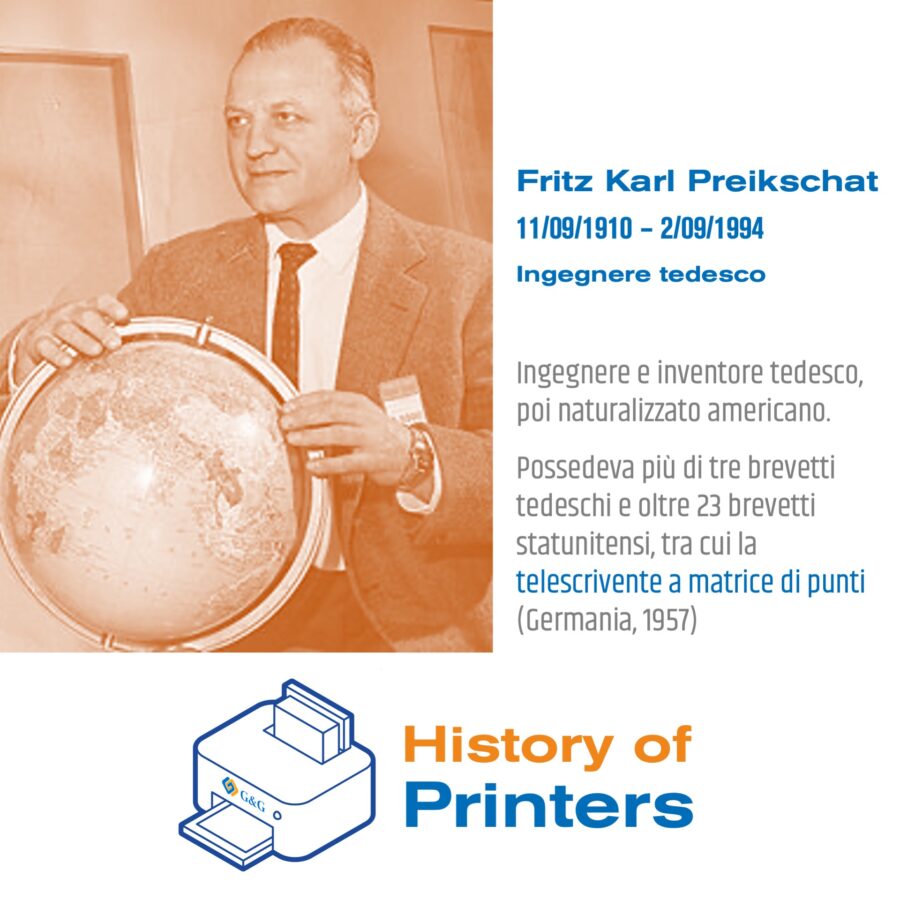 Fritz Karl Preikschat (11-09-1910 - 2-09-1994) è stato un ingegnere e inventore tedesco, poi naturalizzato americano.
