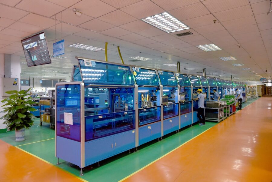 Ninestar Smart Manufacturing – Una delle linee di produzione automatizzate
