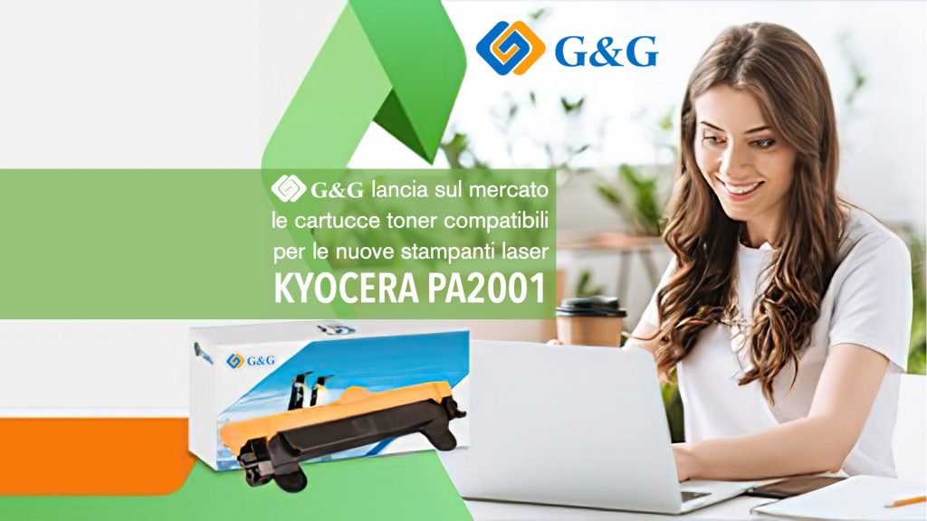 G&G lancia cartucce toner compatibili per le nuove stampanti laser monocromatiche Kyocera PA2001 e MA2001.