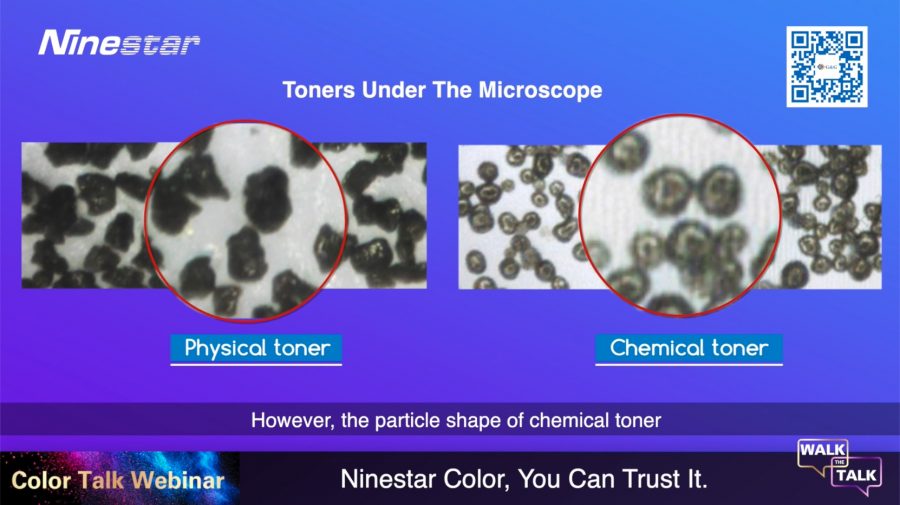 i toner chimici offrono una velocità di trasferimento più elevata e migliori prestazioni del colore rispetto ai toner fisici