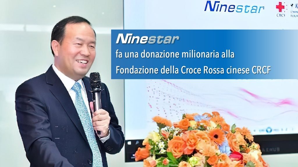 Ninestar fa una donazione milionaria alla Fondazione della Croce Rossa cinese