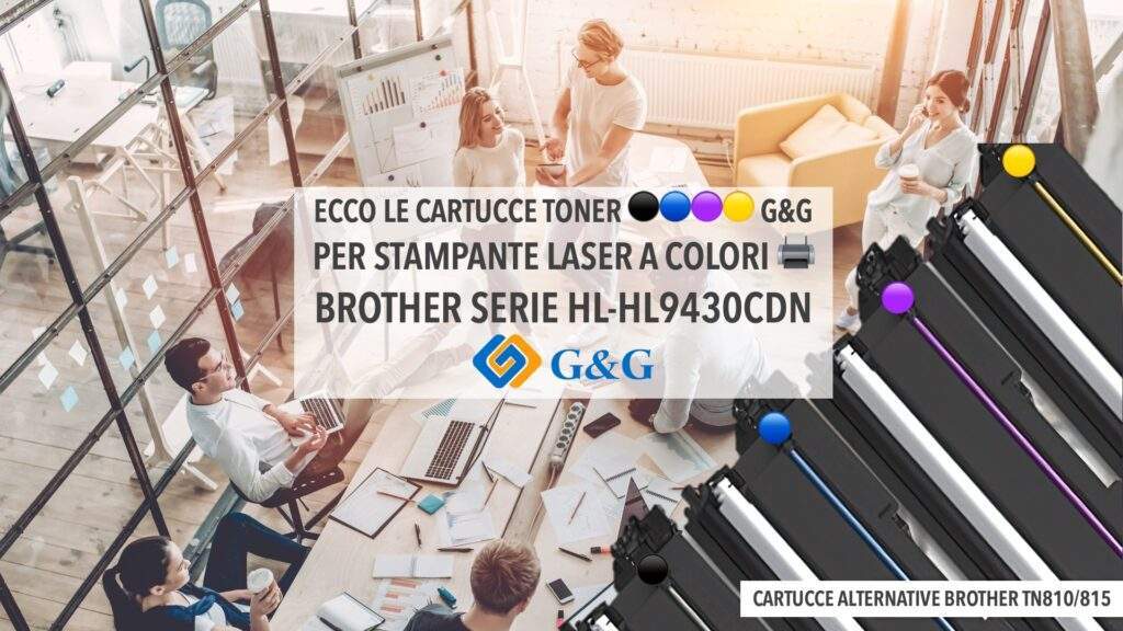 Cartucce toner a colori G&G per Stampanti Brother HL-L9430CDN
