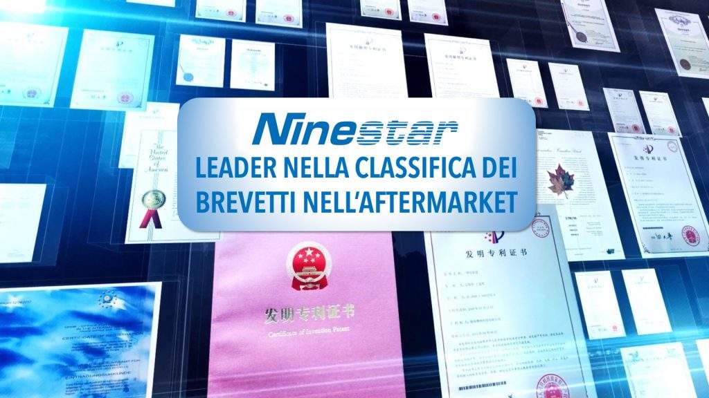 Ninestar è leader nella classifica dei brevetti nell’aftermarket