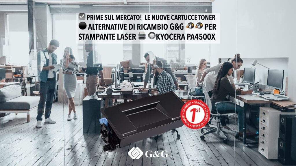 ☑️Prime sul mercato! Le nuove cartucce toner ⚫ alternative di ricambio G&G 🐧🐧 per stampante laser 🖨 🔘Kyocera PA4500x