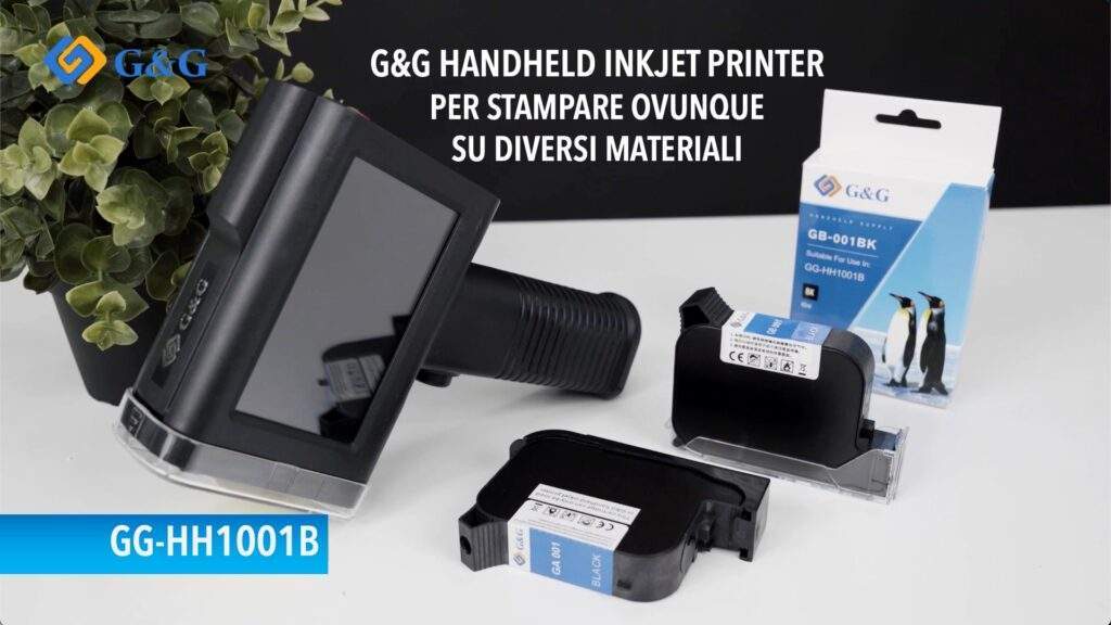 G&G HANDHELD INKJET PRINTER per stampare ovunque su diversi materiali