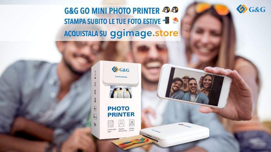 🐧🐧 G&G PHOTO PRINTER - Stampa subito le tue foto estive con la tua stampante fotografica tascabile! 📲 ⛱️