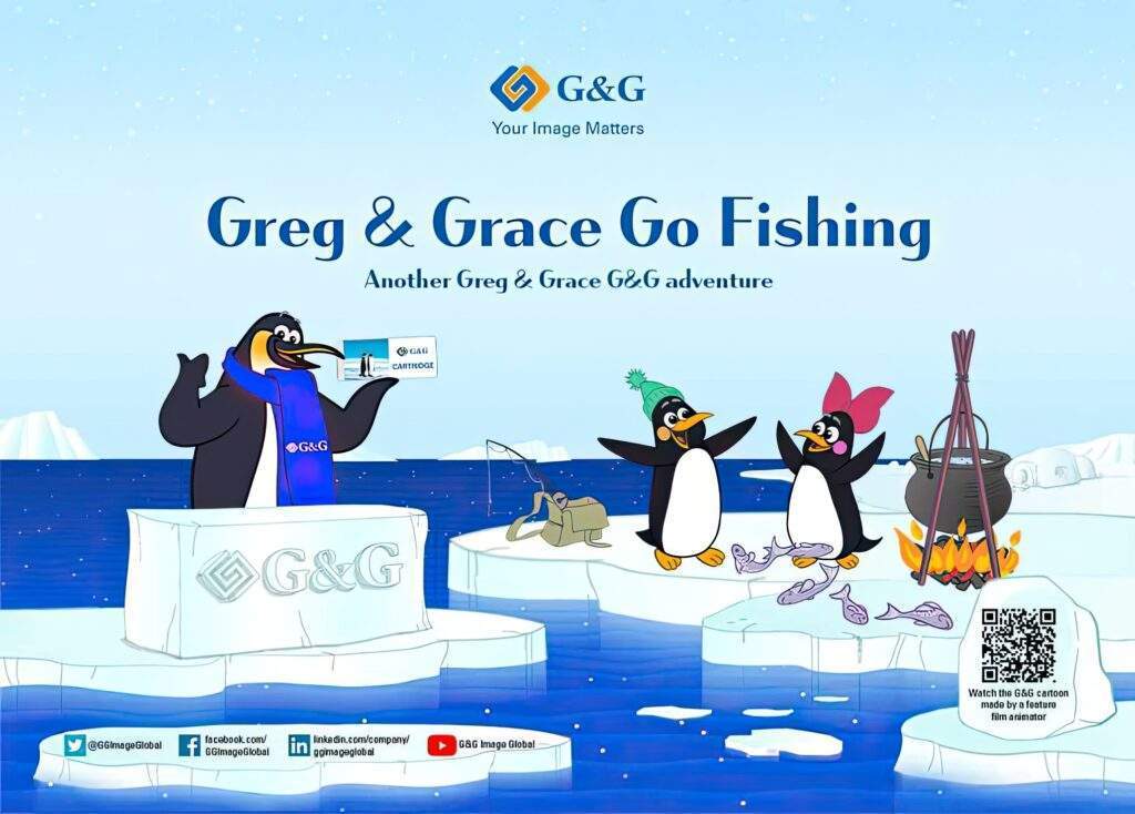 G&G, brand leader dei consumabili alternativi per la stampa, annuncia l'uscita del suo secondo cortometraggio animato, "Gone Fishing"; Guardate la nuova avventura dei pinguini🐧🐧.