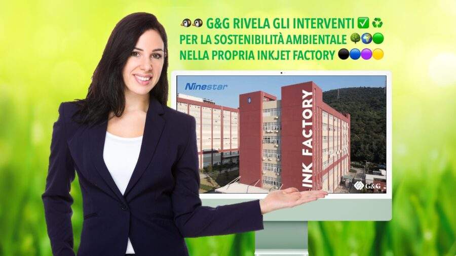 🐧🐧 G&G rivela gli interventi ✅ ♻️ per la sostenibilità ambientale 🌳🌍🟢 nella propria inkjet factory ⚫🔵🟣🟡🖨️