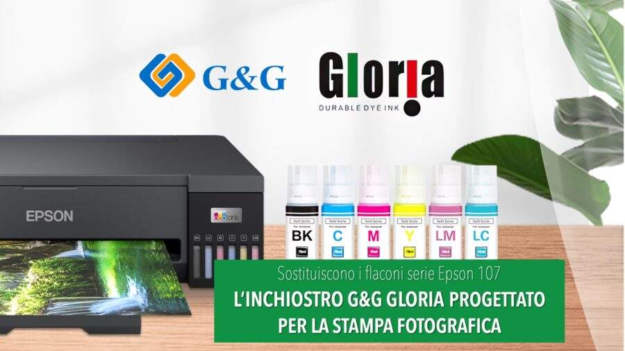 G&G lancia l'inchiostro Gloria brevettato per stampante Epson EcoTank ET-18100